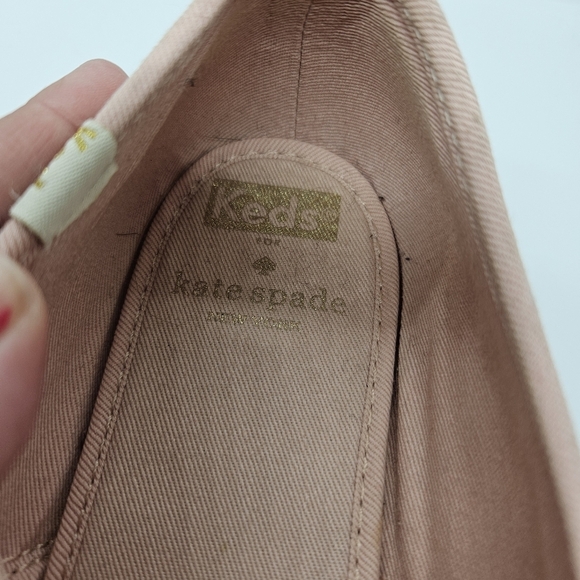 Keds for Kate Spade pink glitter low top sneakers size 7 - Picture 8 of 10